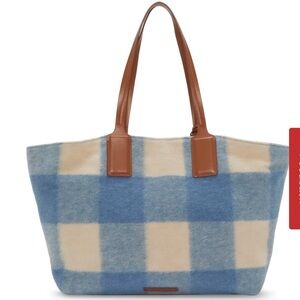 Lucky Brand Plaid Tote Bag